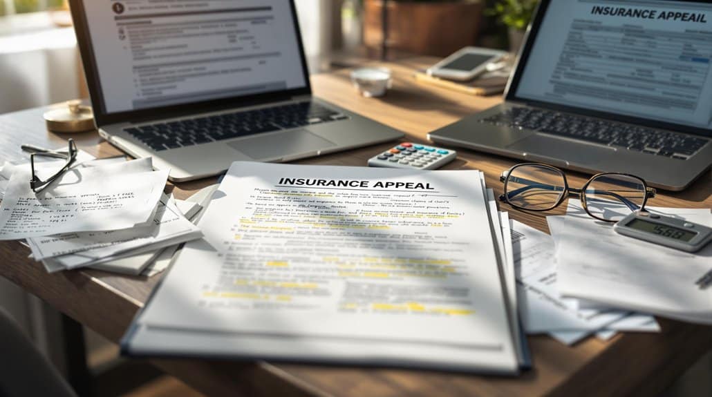 appealing denied expense claims