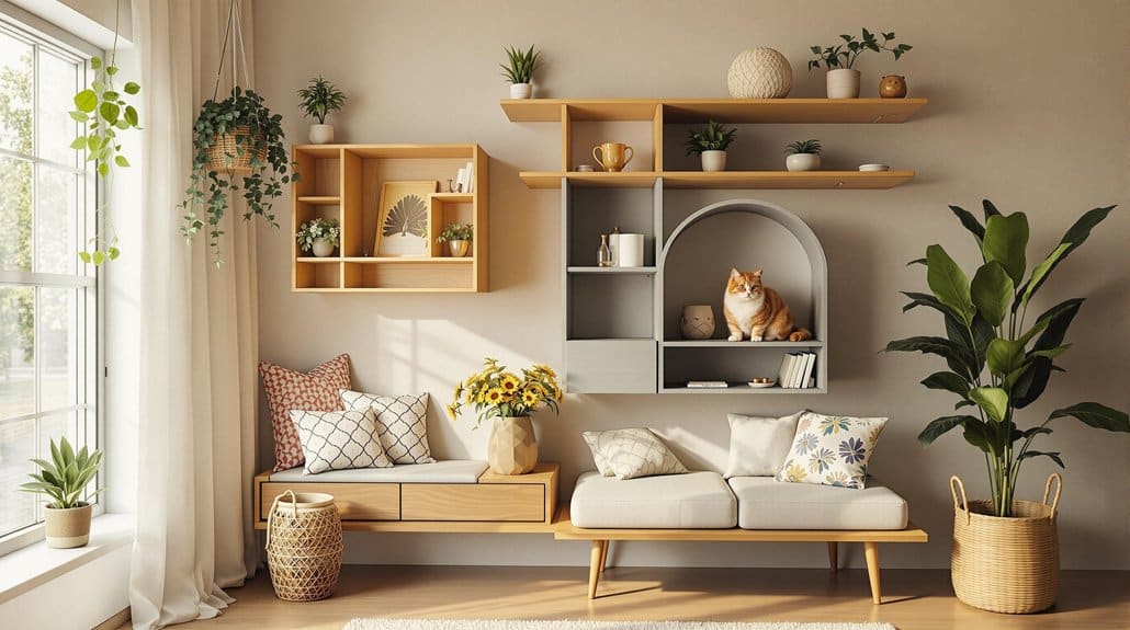 cat friendly space design tips