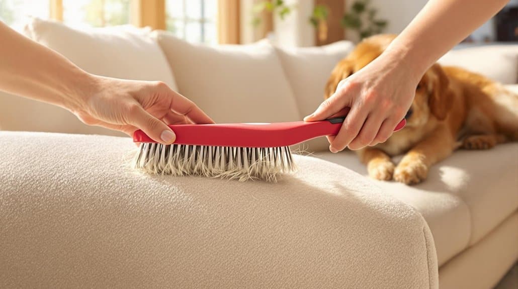 efficient pet hair removal