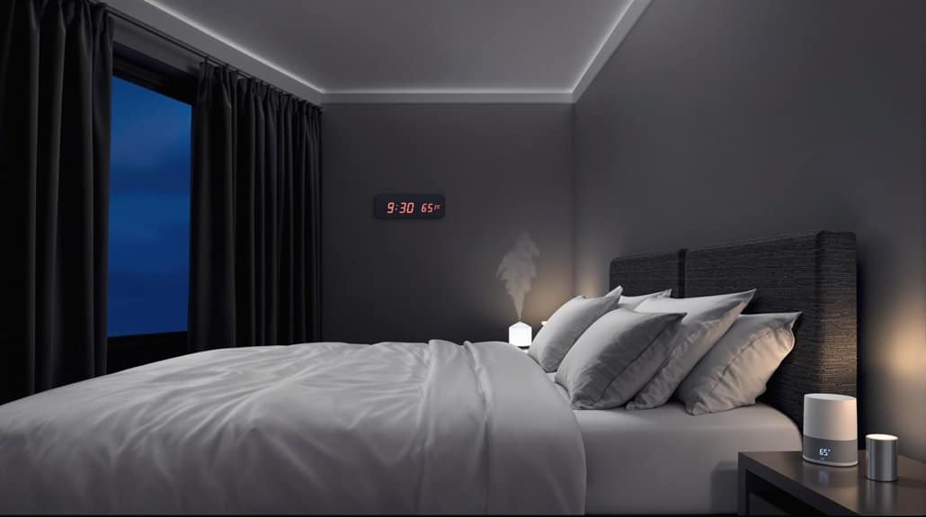 enhancing sleep quality space