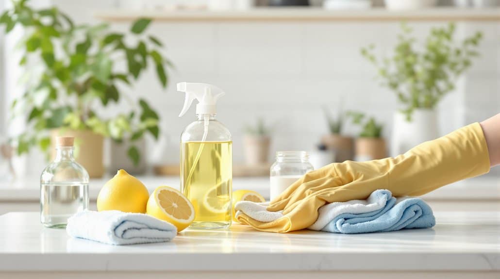 natural cleaning solutions work