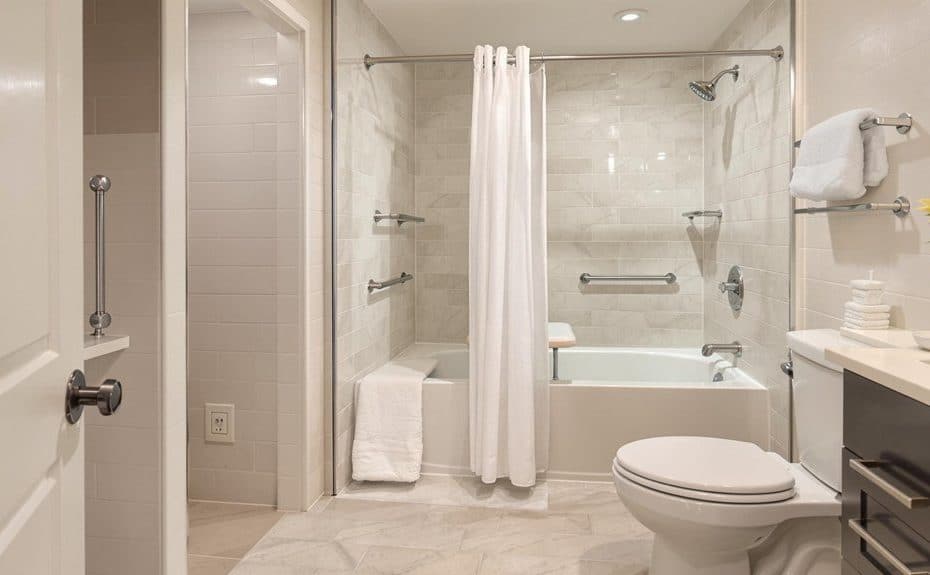 senior friendly bathroom enhancements
