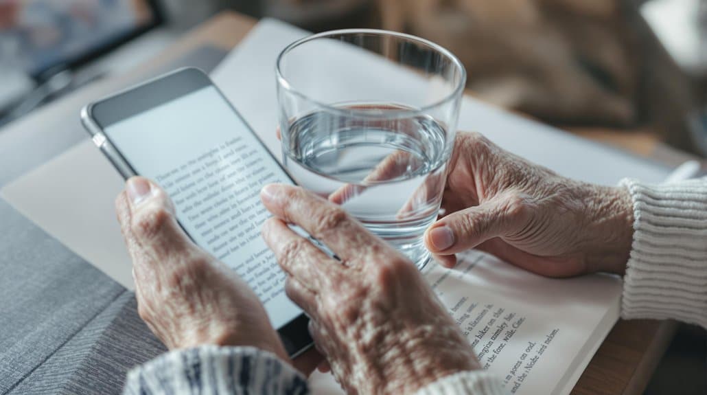 smartphone magnifier for reading